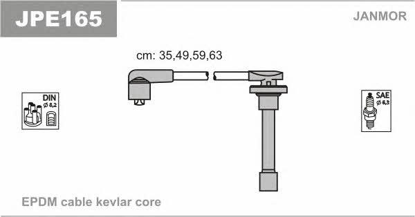 Janmor JPE165 Ignition cable kit JPE165