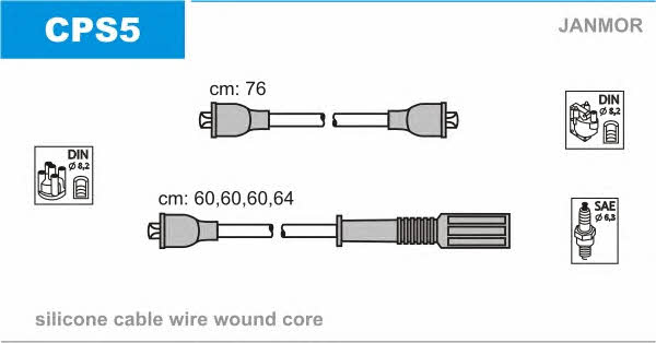 Janmor CPS5 Ignition cable kit CPS5