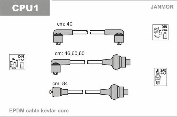 Janmor CPU1 Ignition cable kit CPU1