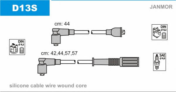 D13SP Janmor Ignition lead set