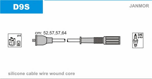 Janmor D9S.P Ignition cable kit D9SP