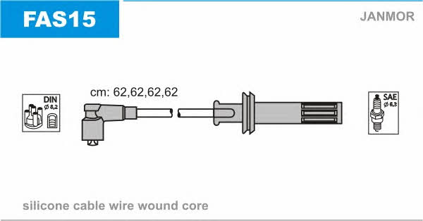 Janmor FAS15 Ignition cable kit FAS15