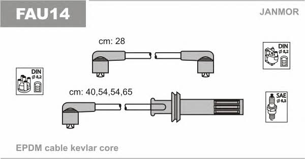 Janmor FAU14 Ignition cable kit FAU14