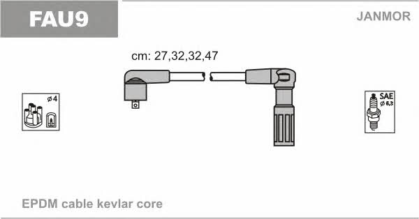 Janmor FAU9 Ignition cable kit FAU9