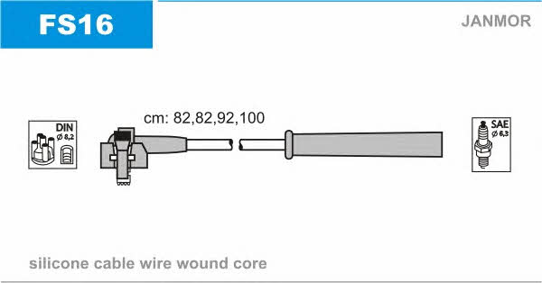 Janmor FS16 Ignition cable kit FS16