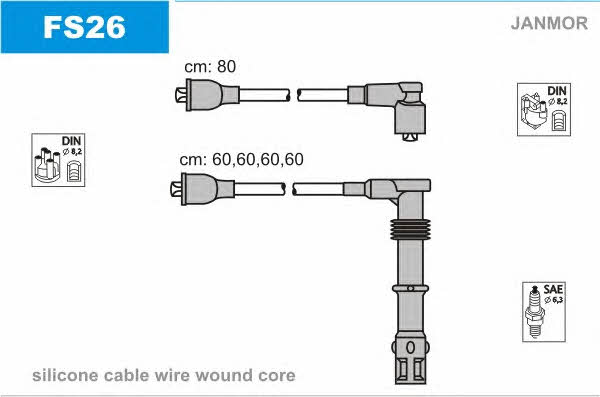 Janmor FS26 Ignition cable kit FS26