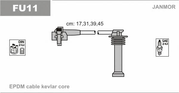 Ignition lead set Janmor FU11