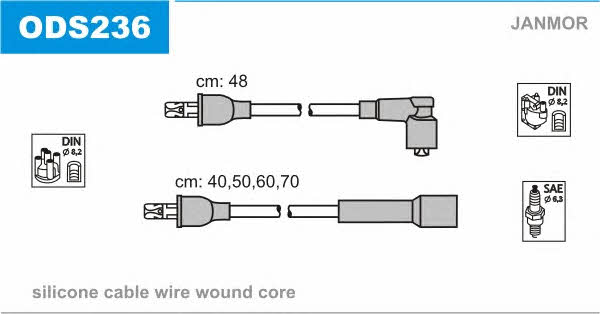 Janmor ODS236 Ignition cable kit ODS236