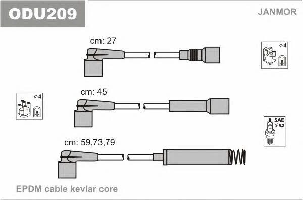 Janmor ODU209 Ignition cable kit ODU209