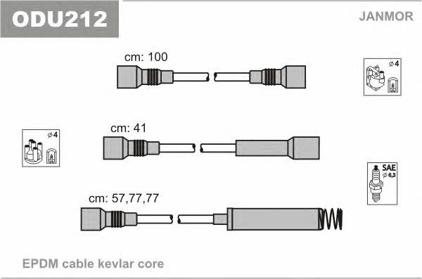 Janmor ODU212 Ignition cable kit ODU212