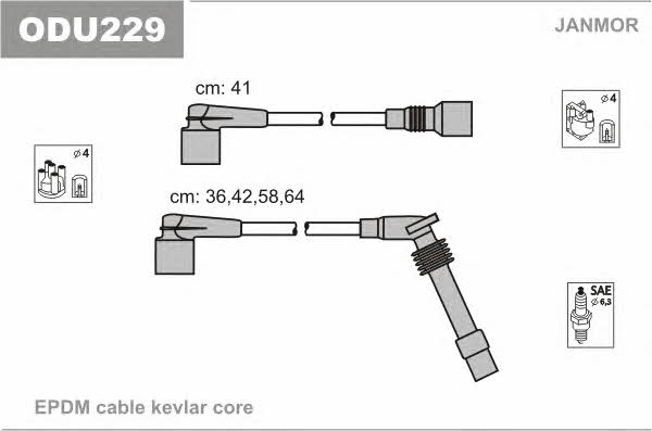 Janmor ODU229 Ignition cable kit ODU229