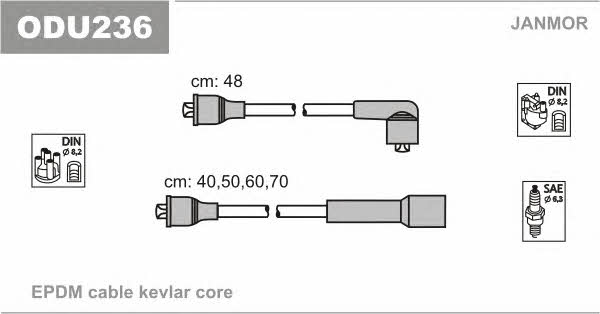 Janmor ODU236 Ignition cable kit ODU236