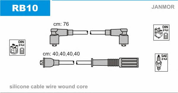 RB10 Janmor Ignition lead set