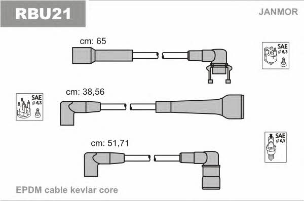 Janmor RBU21 Ignition cable kit RBU21