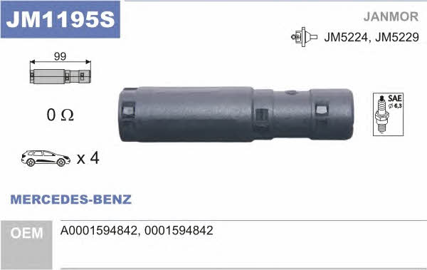 Janmor JM1195S High Voltage Wire Tip JM1195S
