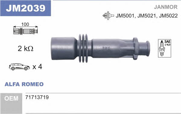 Janmor JM2039 High Voltage Wire Tip JM2039