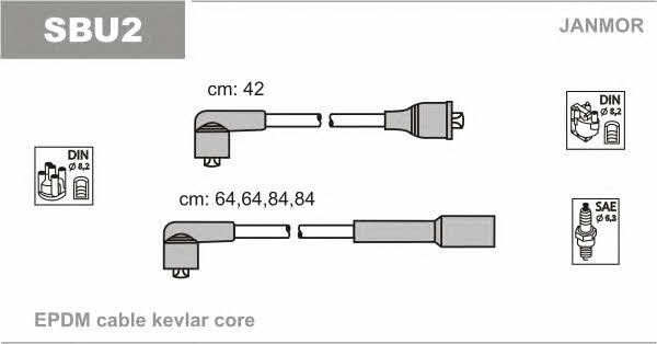 Janmor SBU2 Ignition cable kit SBU2