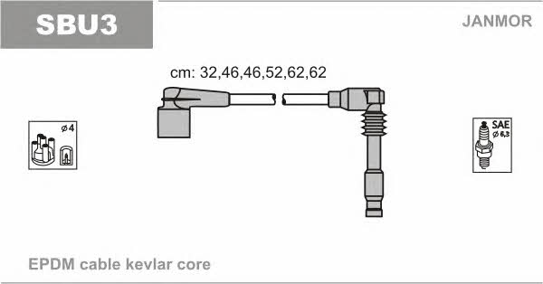 Janmor SBU3 Ignition cable kit SBU3