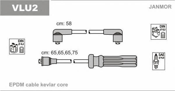 Janmor VLU2 Ignition cable kit VLU2