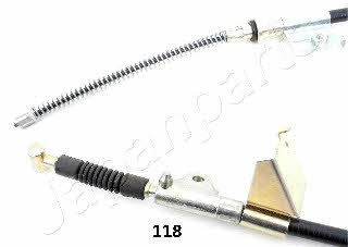 Parking brake cable Nissan Terrano: BC118 Japanparts Parking brake cable left
