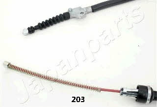 Parking brake cable left Japanparts BC-203