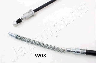 Parking brake cable left Japanparts BC-W03
