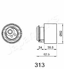 Buy Japanparts BE-313 at a low price in United Arab Emirates!