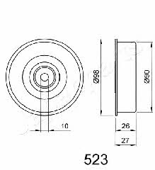 Buy Japanparts BE-523 at a low price in United Arab Emirates!