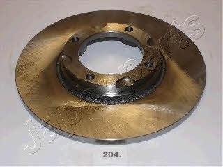 Japanparts DI-204 Unventilated front brake disc DI204