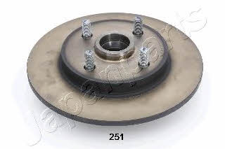 Japanparts DP-251 Rear brake disc, non-ventilated DP251