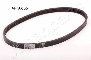 Japanparts DV-4PK0635 V-ribbed belt 4PK635 DV4PK0635