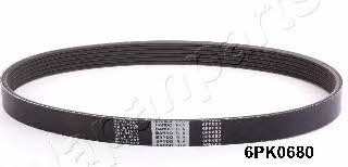 V-ribbed belt 6PK680 Japanparts DV-6PK0680