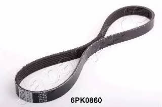 Japanparts DV-6PK0860 V-ribbed belt 6PK860 DV6PK0860