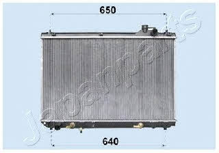 Japanparts RDA153084 Radiator, engine cooling RDA153084