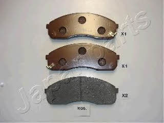 Japanparts PA-K05P Brake Pad Set, disc brake PAK05P