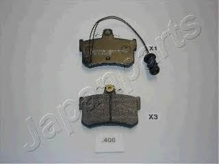 Japanparts PP-406AF Brake Pad Set, disc brake PP406AF