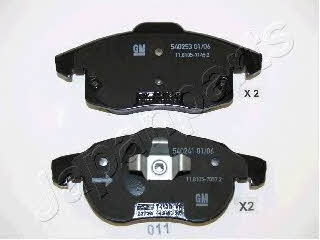 Japanparts PA-011AF Brake Pad Set, disc brake PA011AF