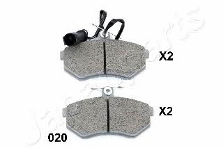 Japanparts PA-020AF Brake Pad Set, disc brake PA020AF