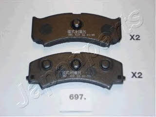 Japanparts PA-697AF Brake Pad Set, disc brake PA697AF