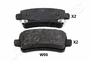 Japanparts PP-W06AF Brake Pad Set, disc brake PPW06AF