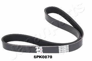 Japanparts DV-6PK0870 V-ribbed belt 6PK870 DV6PK0870
