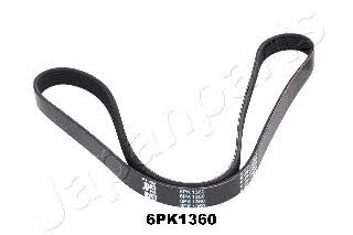 Japanparts DV-6PK1360 V-ribbed belt 6PK1360 DV6PK1360