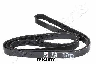 Japanparts DV-7PK2670 V-ribbed belt 7PK2670 DV7PK2670