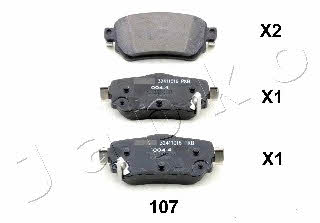 Japko 51107 Brake Pad Set, disc brake 51107