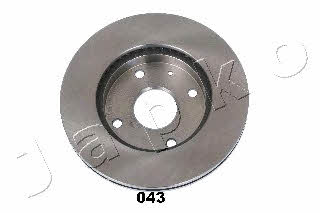 Japko 60043 Front brake disc ventilated 60043