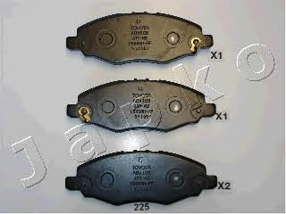 Japko 50225 Brake Pad Set, disc brake 50225