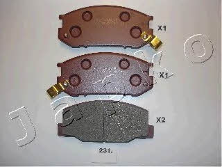Japko 50231 Brake Pad Set, disc brake 50231