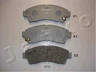 Japko 50312 Brake Pad Set, disc brake 50312