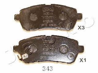 Japko 50343 Brake Pad Set, disc brake 50343