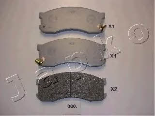 Japko 50380 Brake Pad Set, disc brake 50380